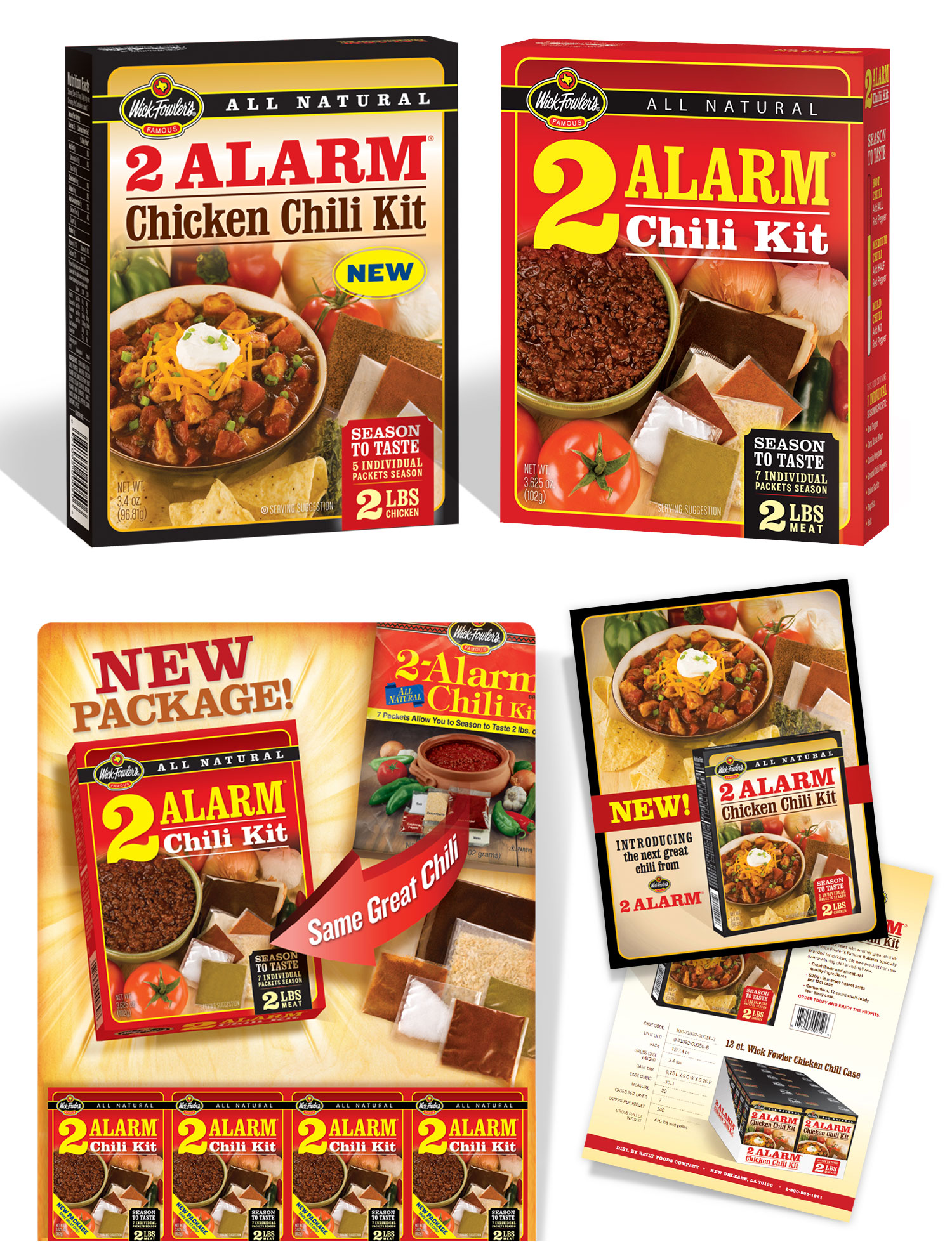 2 Alarm Chili Packaging Design
