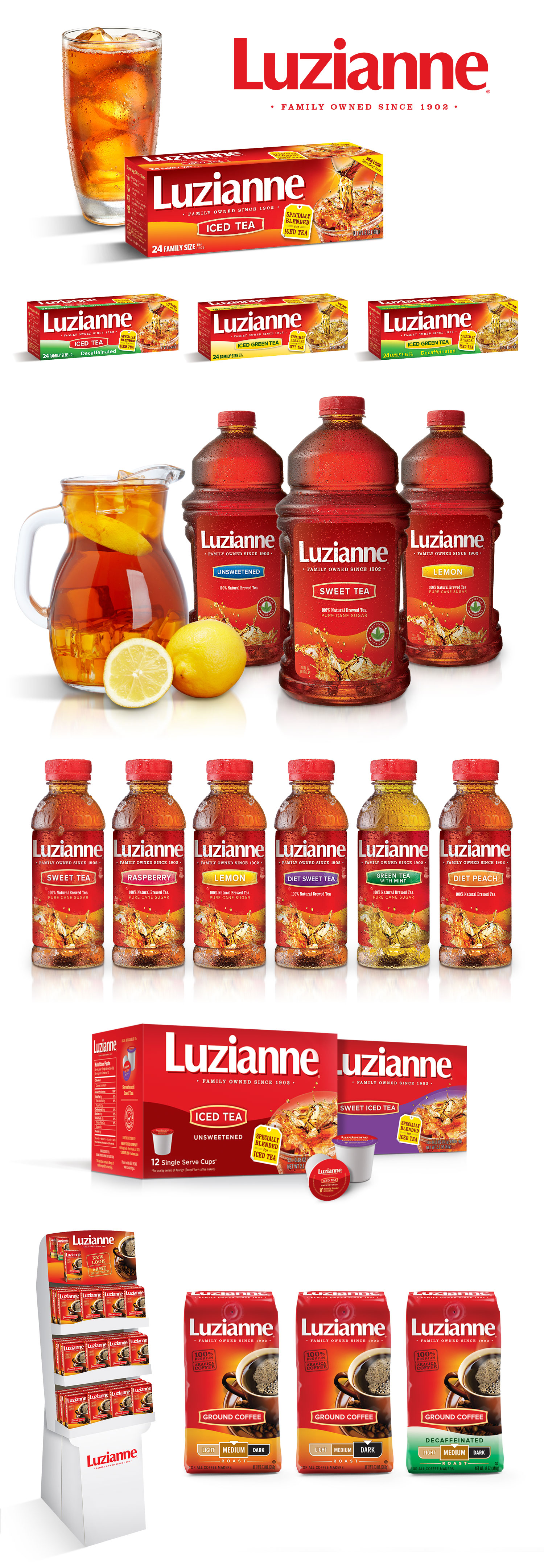 Luzianne Packaging Design