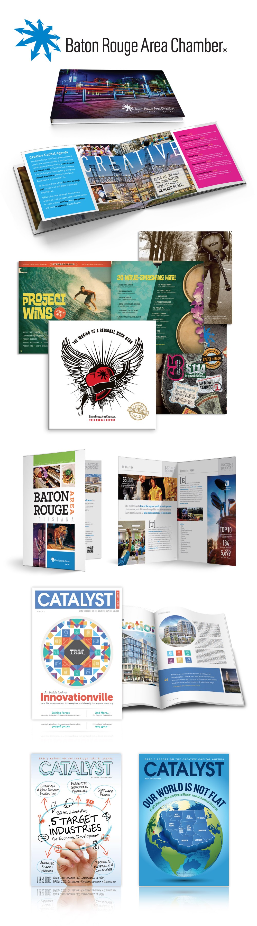 Baton Rouge Area Chamber — Branding, Collateral & Promotion
