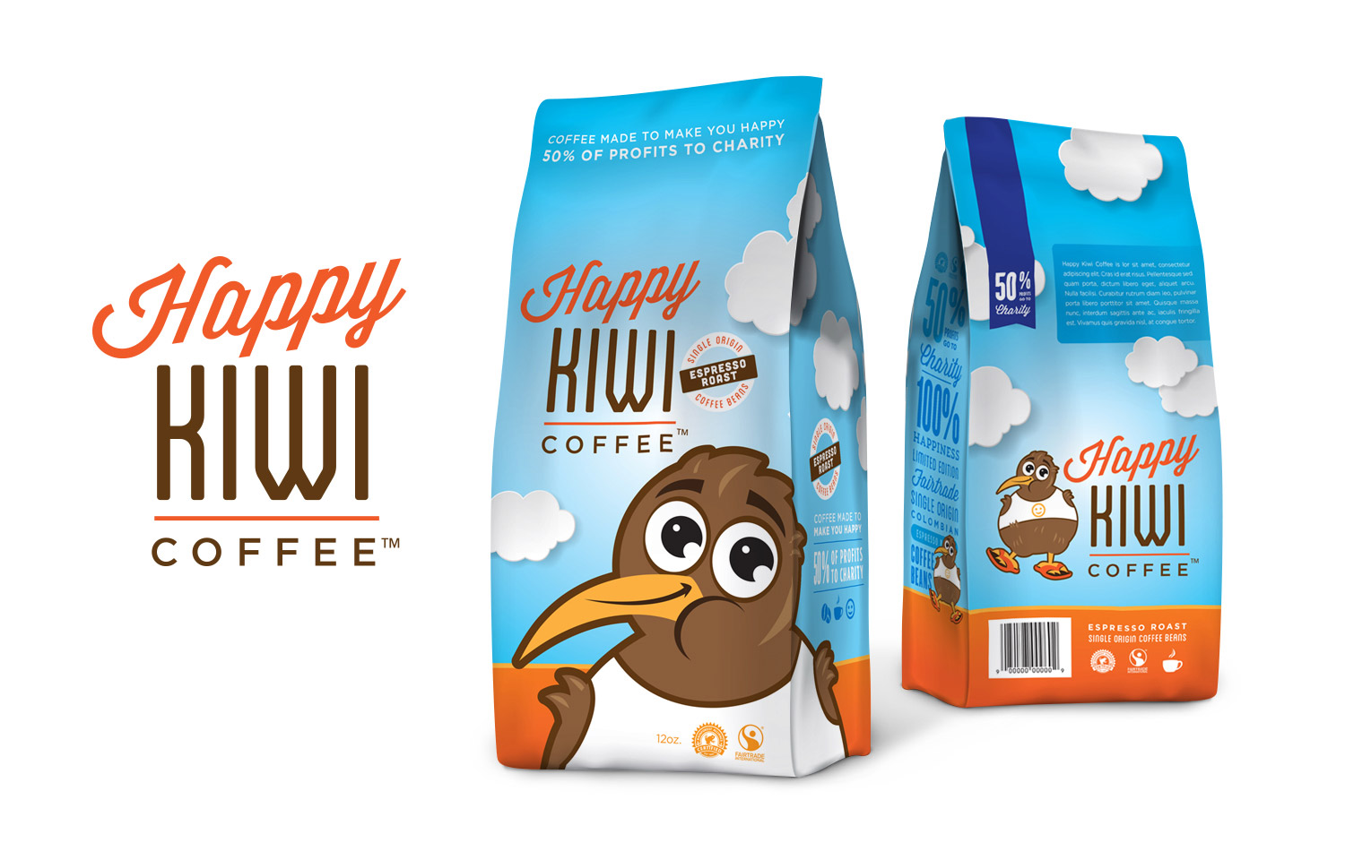 Kiwi Coffee Packaging Design
